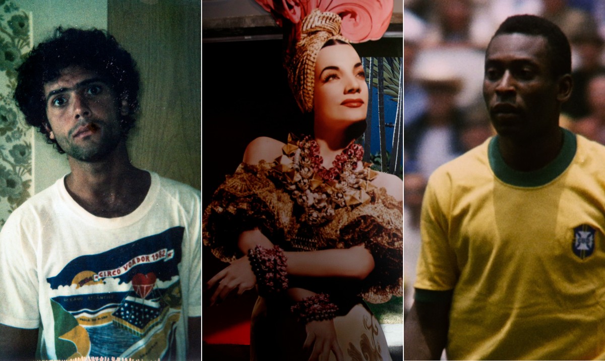 Ídolos brasileiros ganham homenagens em exposições no Rio de Janeiro Cazuza, Carmen Miranda e Pelé: temas de exposição (Foto: Fotos de divulgação)