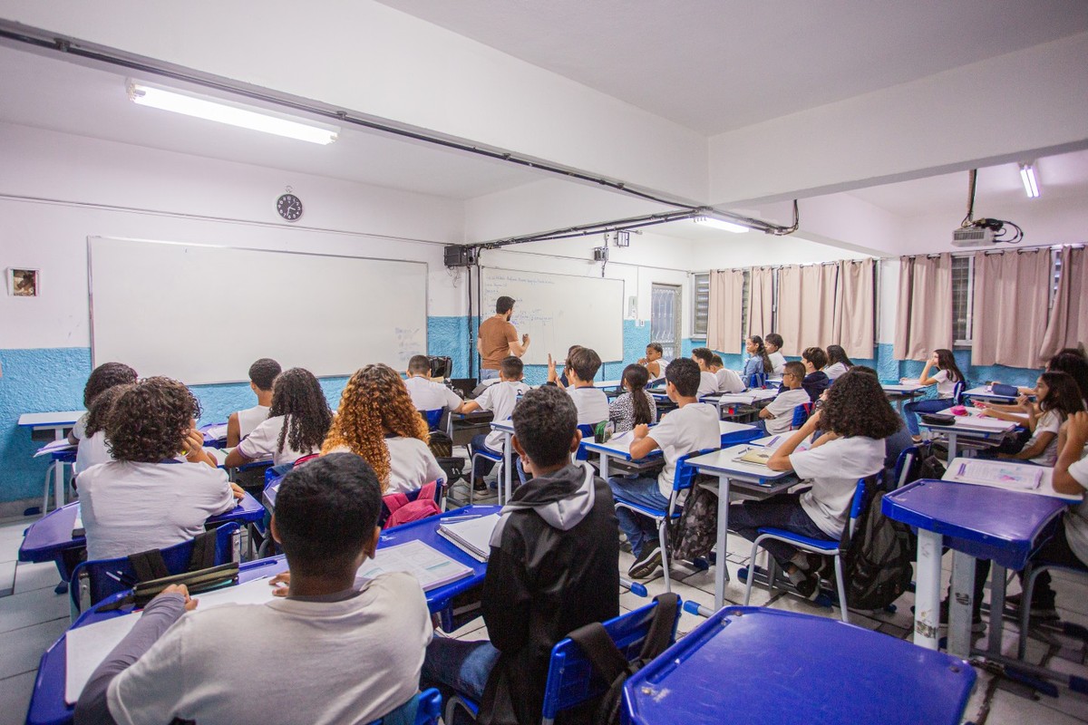 Investimentos federais em crianças e adolescentes aumentam, mas caem em 2022 Educação é o segundo maior gasto entre os investimentos federais em crianças e adolescentes — Foto: Beatriz Orle/O Globo