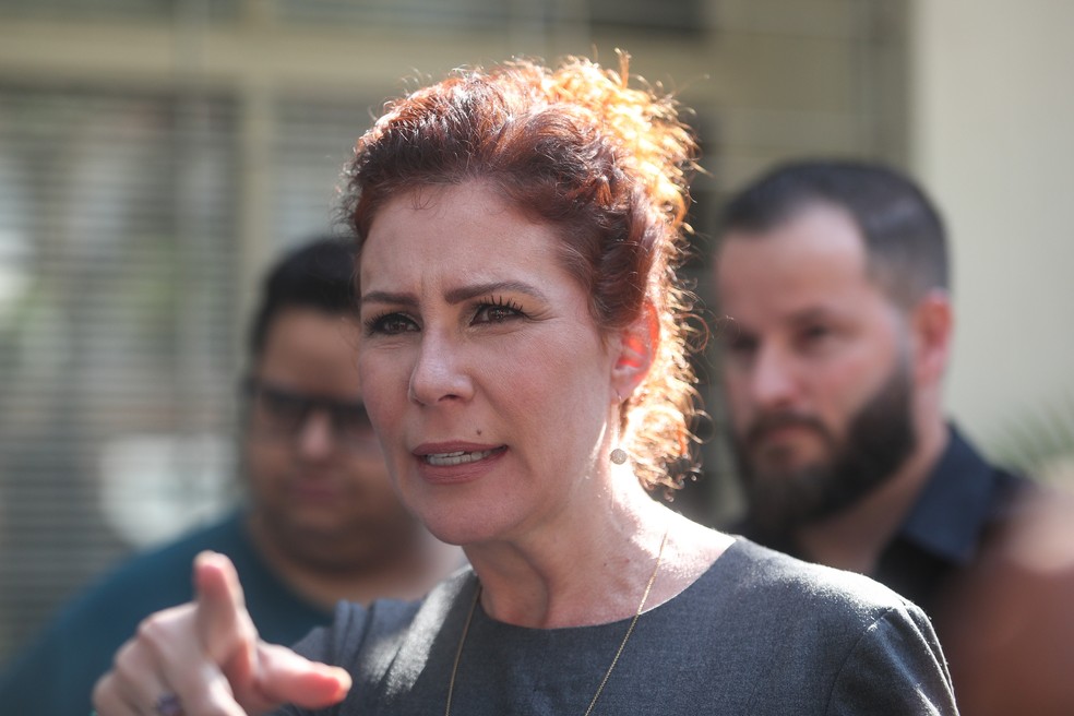 Polícia italiana busca informações sobre o paradeiro de Carla Zambelli Foto de arquivo de 15/05/2025 da deputada federal Carla Zambelli (PL-SP) durante uma coletiva de imprensa na sede de seu partido no bairro de Moema, na zona sul da cidade de São Paulo. (Foto: Felipe Rau/Estadão Conteúdo)