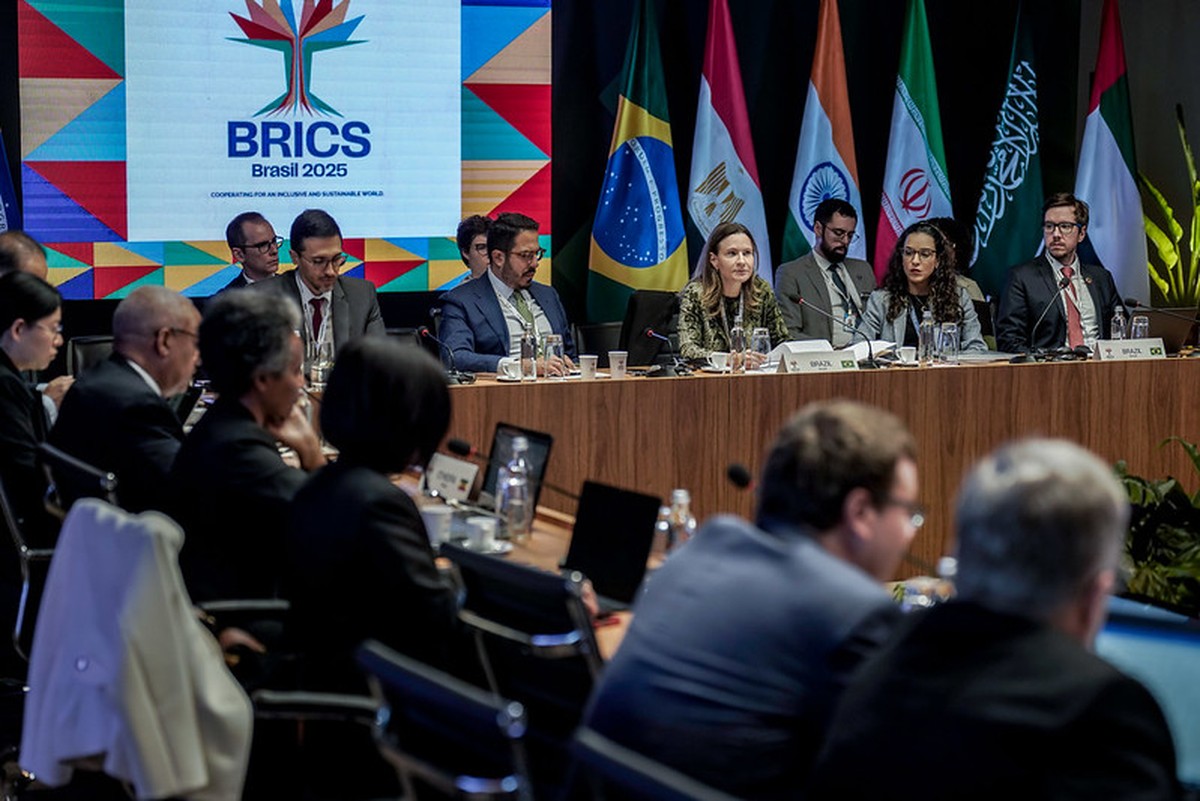 Brics busca implementar agenda concreta para fortalecer cooperação internacional 3ª Reunião de Sherpas do BRIC (Foto: Rafa Neddermeyer/BRICS Brasil/PR)