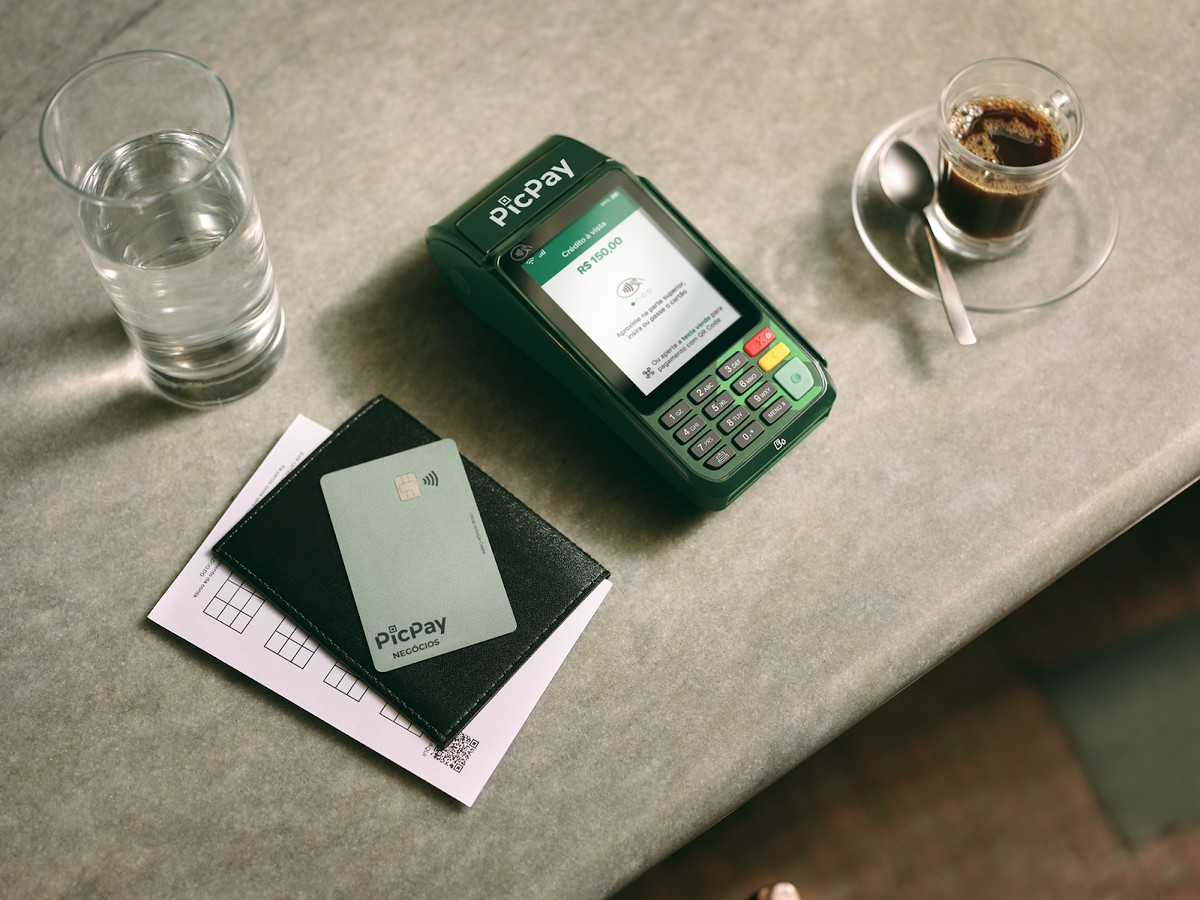 PicPay e Stone firmam parceria estratégica para impulsionar pagamentos digitais Maquinha de cartão do PicPay (Foto: Divulgação)