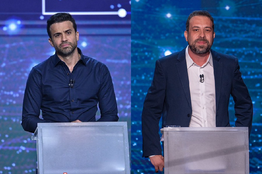 Pablo Marçal (PRTB) e Guilherme Boulos (PSOL), quando foram candidatos à prefeitura de São Paulo, em 2024 (Foto: Divulgação)