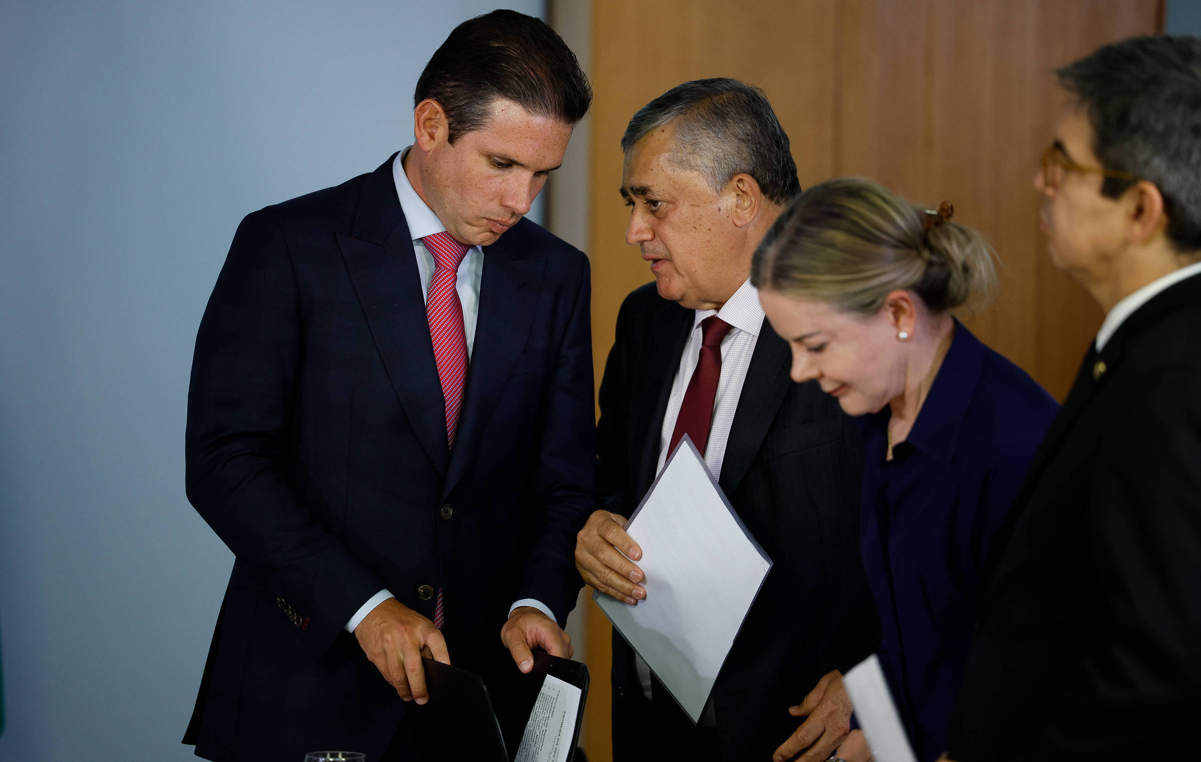 Motta libera R$ 11 milhões em emendas para cada deputado da comissão O presidente da Câmara, Hugo Motta, começou a distribuir as emendas de comissão entre os deputados, mas dependerá de uma dobradinha com o governo. (Foto: Pedro Ladeira-23.abr.25/Folhapress)
