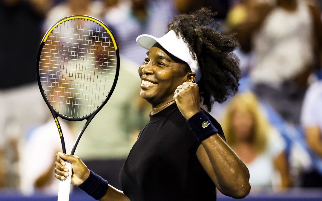 Venus elimina top 40 na estreia e brilha em torneio de Washington Foto: Reprodução