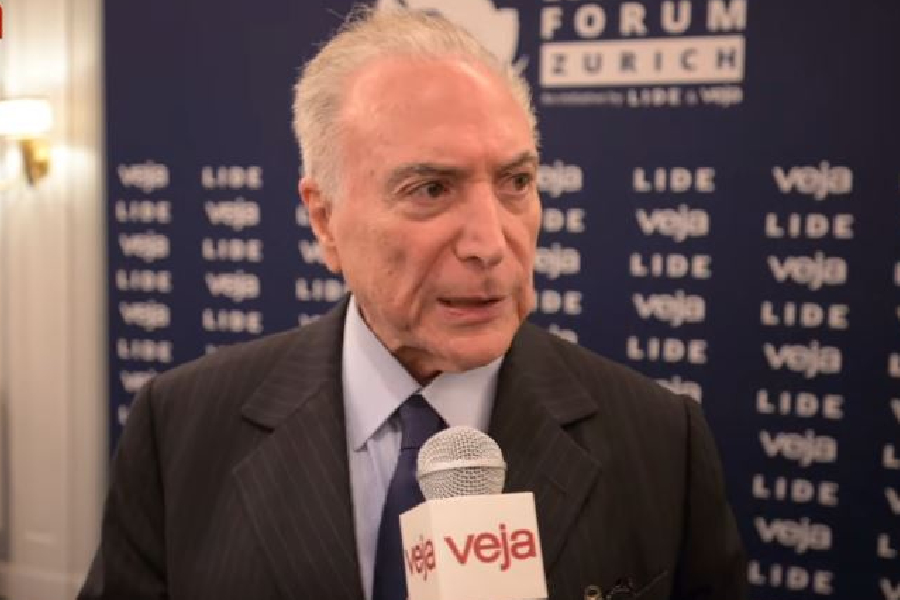 Temer critica aumento de deputados e gastos públicos que geram má impressão Michel Temer concede entrevista a VEJA durante o Brazil Economic Forum Zurich 2025 (Foto: VEJA/YouTube/Reprodução)