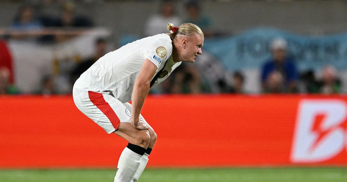 City é eliminado e Mauro Beting defende a importância do Mundial para o futebol Haaland lamenta eliminação do Manchester City do Mundial (Foto: Chandan Khanna/AP)