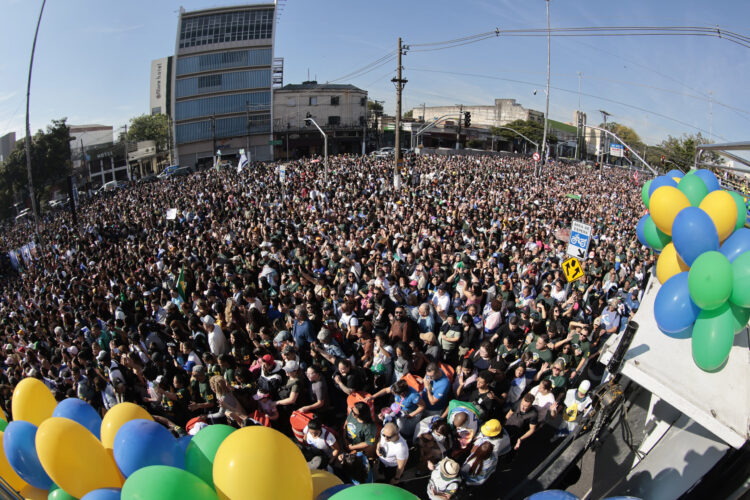 Multidão celebra fé e cultura na Marcha para Jesus em São Paulo Foto: Reprodução