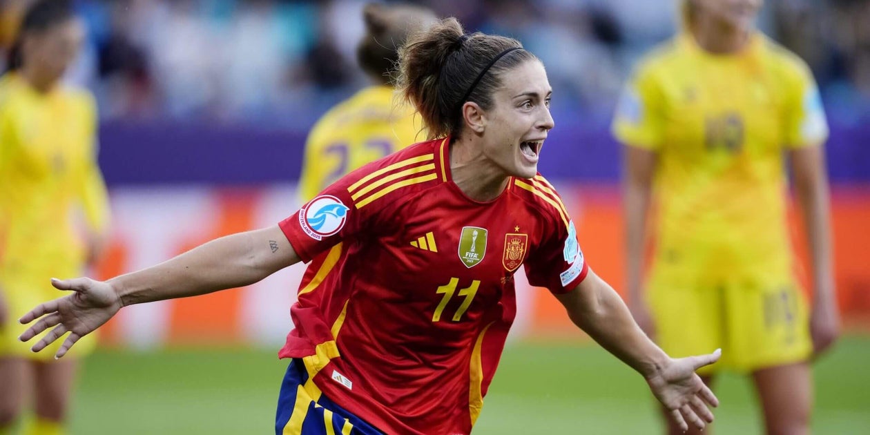 Alexia Putellas se destaca e supera lembranças ruins de Eurocopa na Espanha Foto: Reprodução/The Athletic UK
