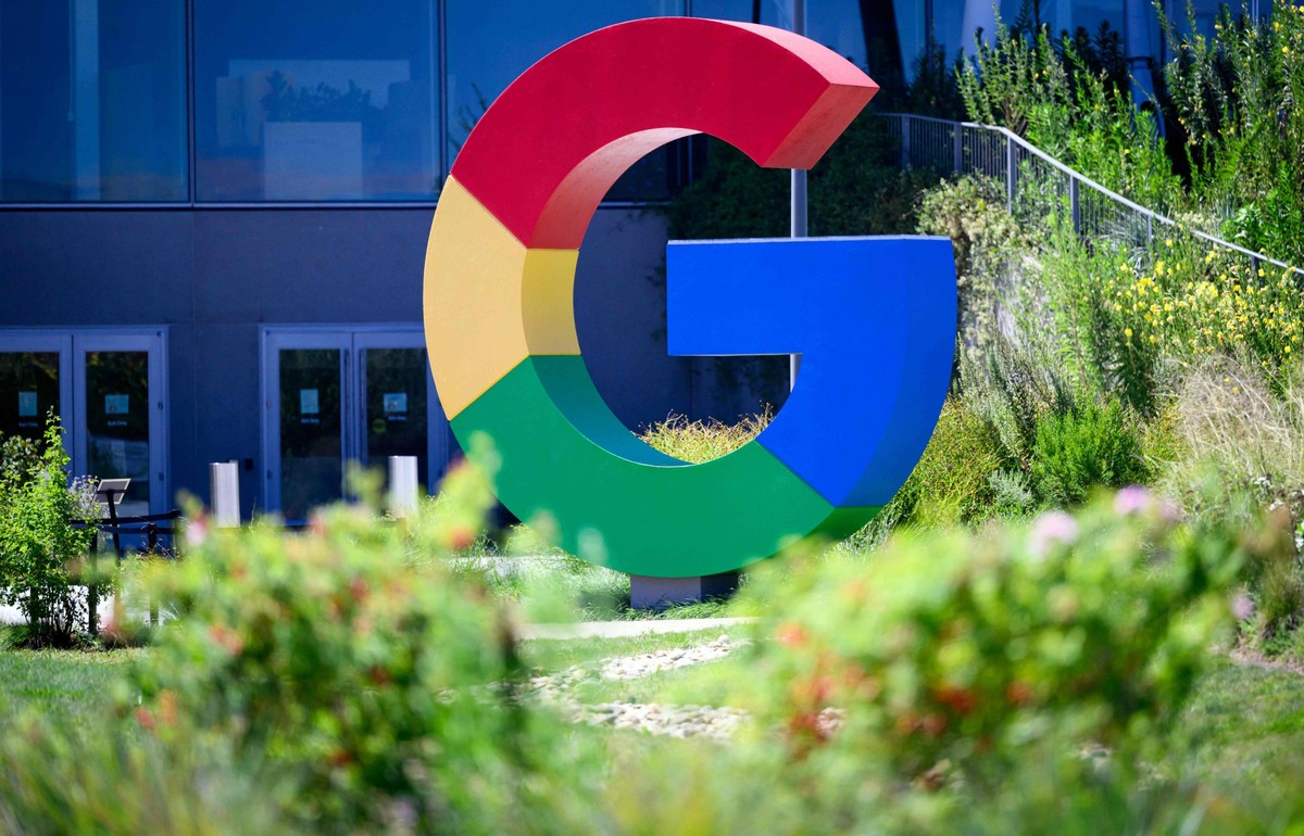Google perde batalha judicial e mantém multa de € 4,1 bilhões da União Europeia O símbolo do Google no campus em Mountain View, na Califórnia (Foto: Josh Edelson / AFP)