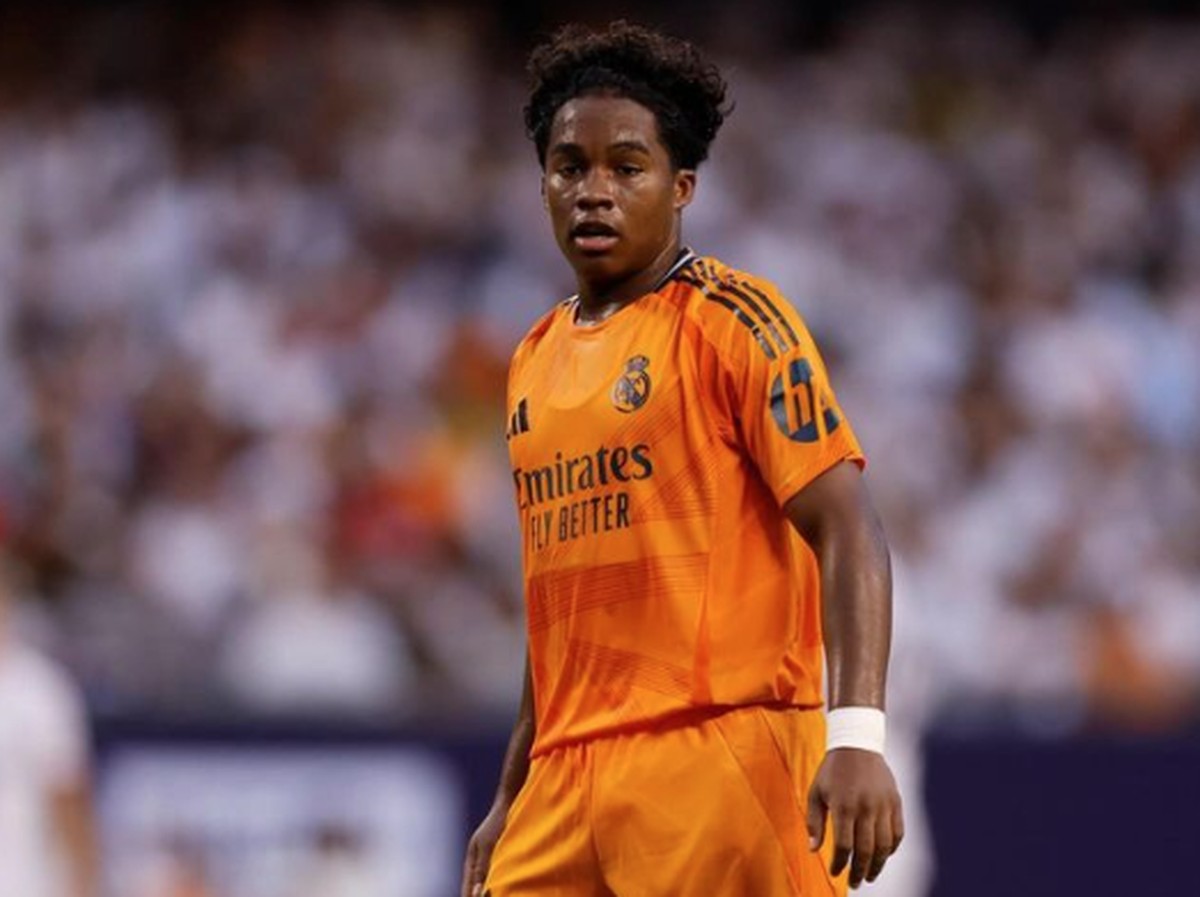 Endrick se lesiona novamente e pode ficar fora do Real Madrid por dez semanas Endrick em campo pelo Real Madrid (Foto: Instagram)
