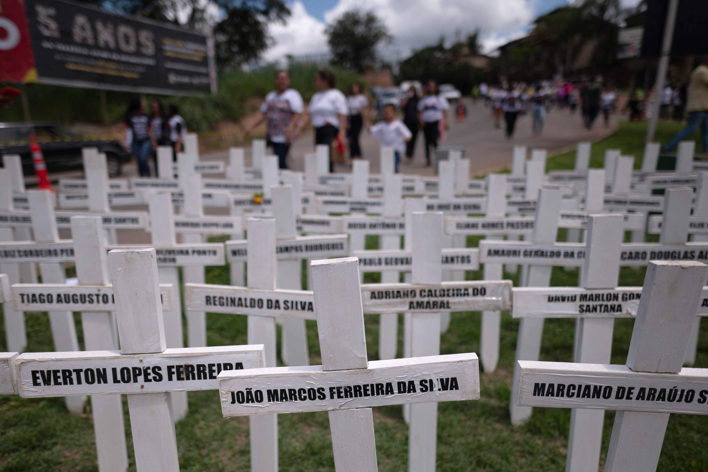 Vítimas de desastre criticam projeto de licenciamento ambiental proposto Tragédia em Brumadinho - Douglas Magno - 25.jan.2024/AFP