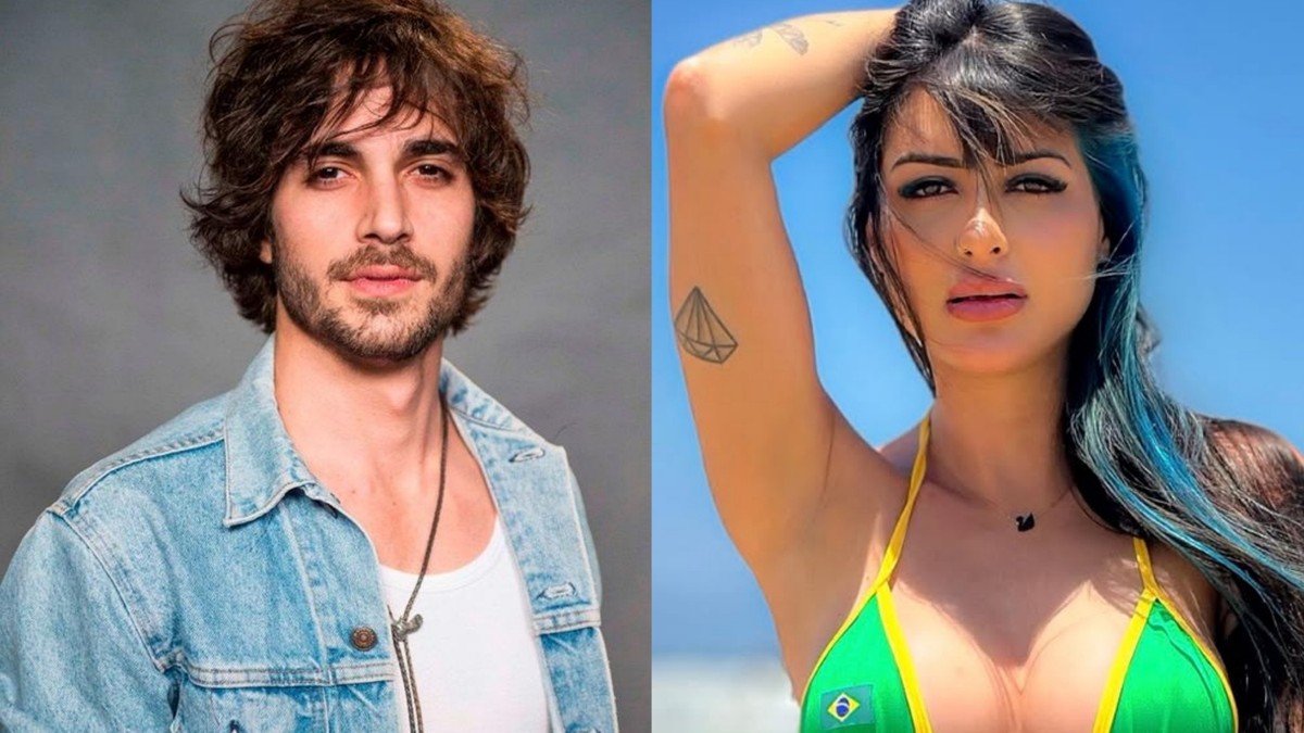 Maia Lozano denuncia golpe com vídeo íntimo fake usando IA e ex-Fiuk Ex de Fiuk, influencer Maia Lozano reage a vídeo adulto falso com o cantor — Foto: Divulgação Globo/Instagram