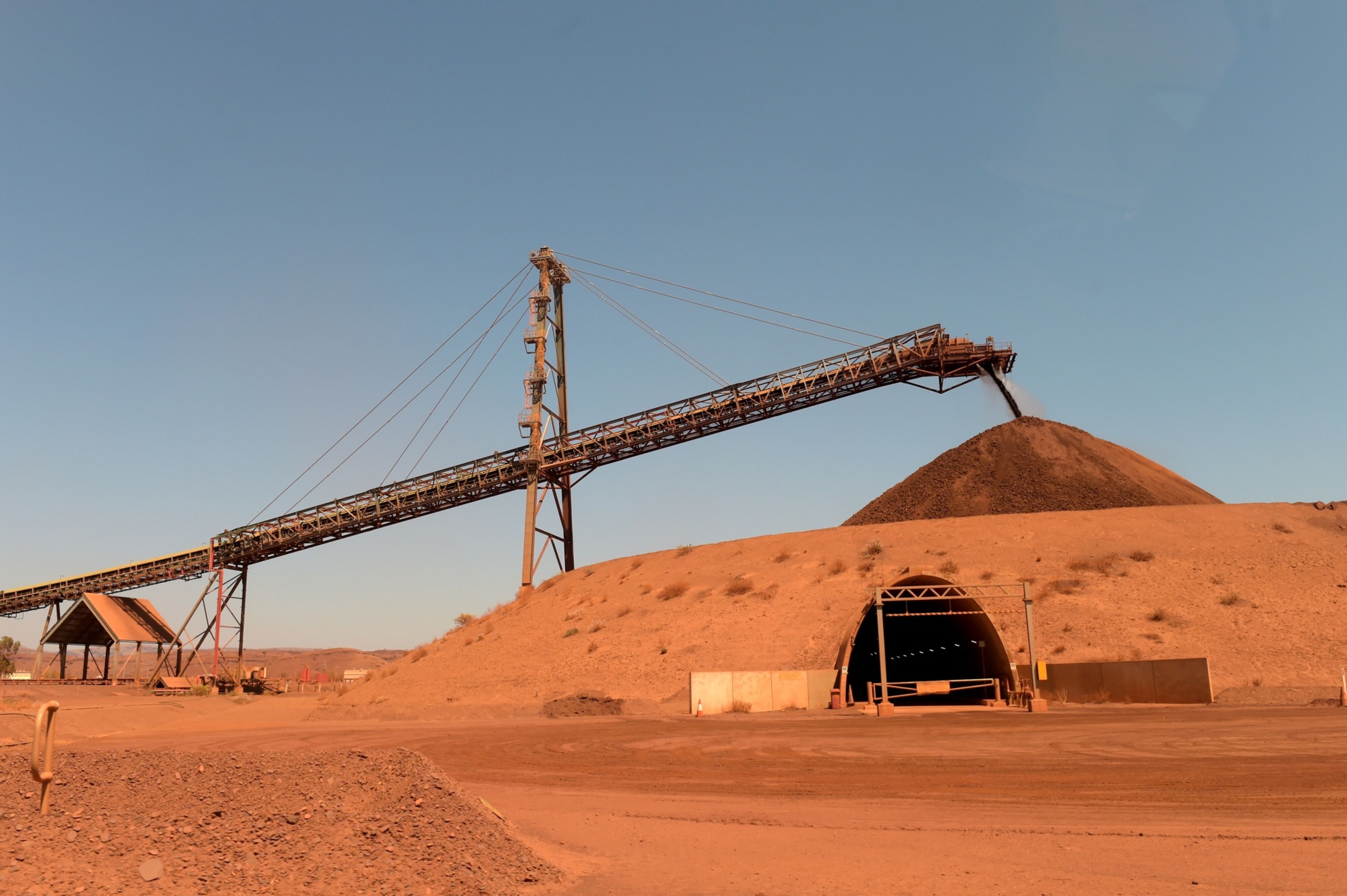 Mina em Gudai-Darri do Grupo Rio Tinto, na região de Pilbara, na Austrália Ocidental (Foto: Carla Gottgens/Bloomberg)