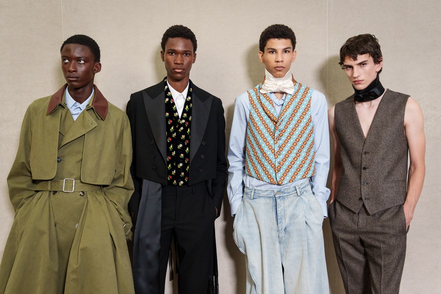 Dior apresenta coleção masculina para o verão de 2026 em grande estilo Dior | Verão 2026 — Foto: Launchmetrics Spotlight