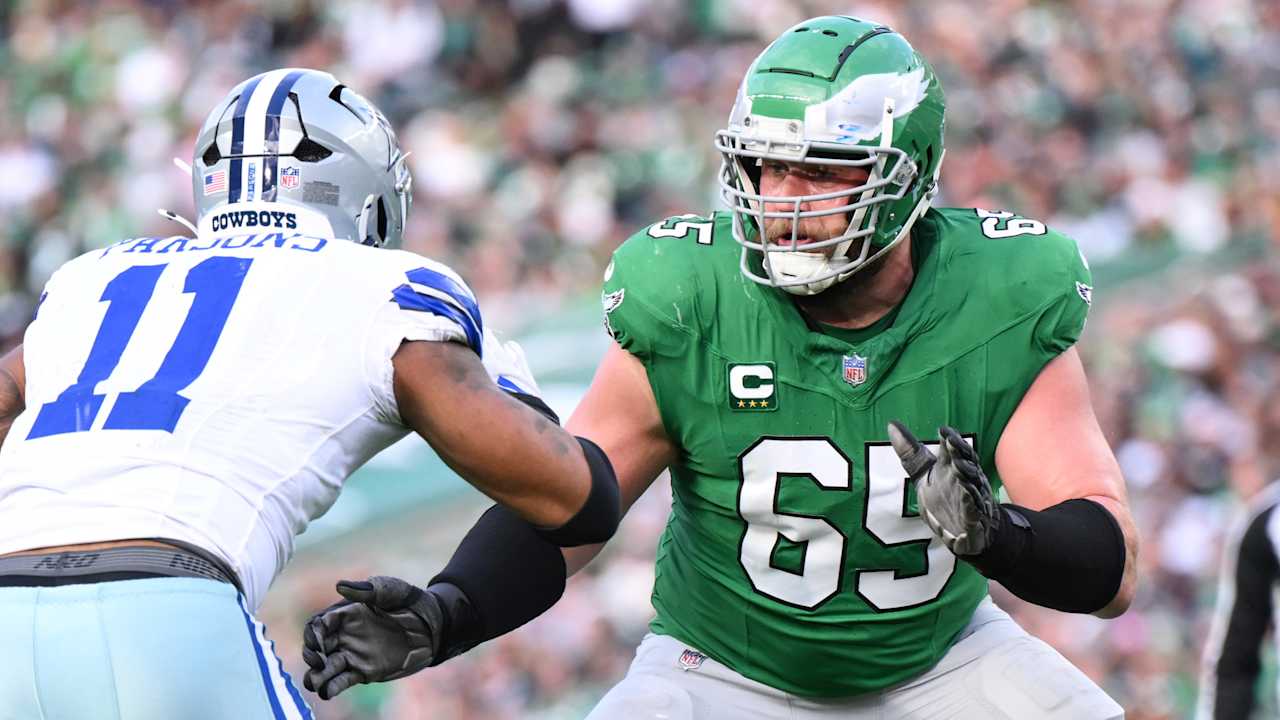 Lane Johnson reflete sobre a passagem do tempo em seu 13º ano na NFL Foto: Reprodução/@NFL