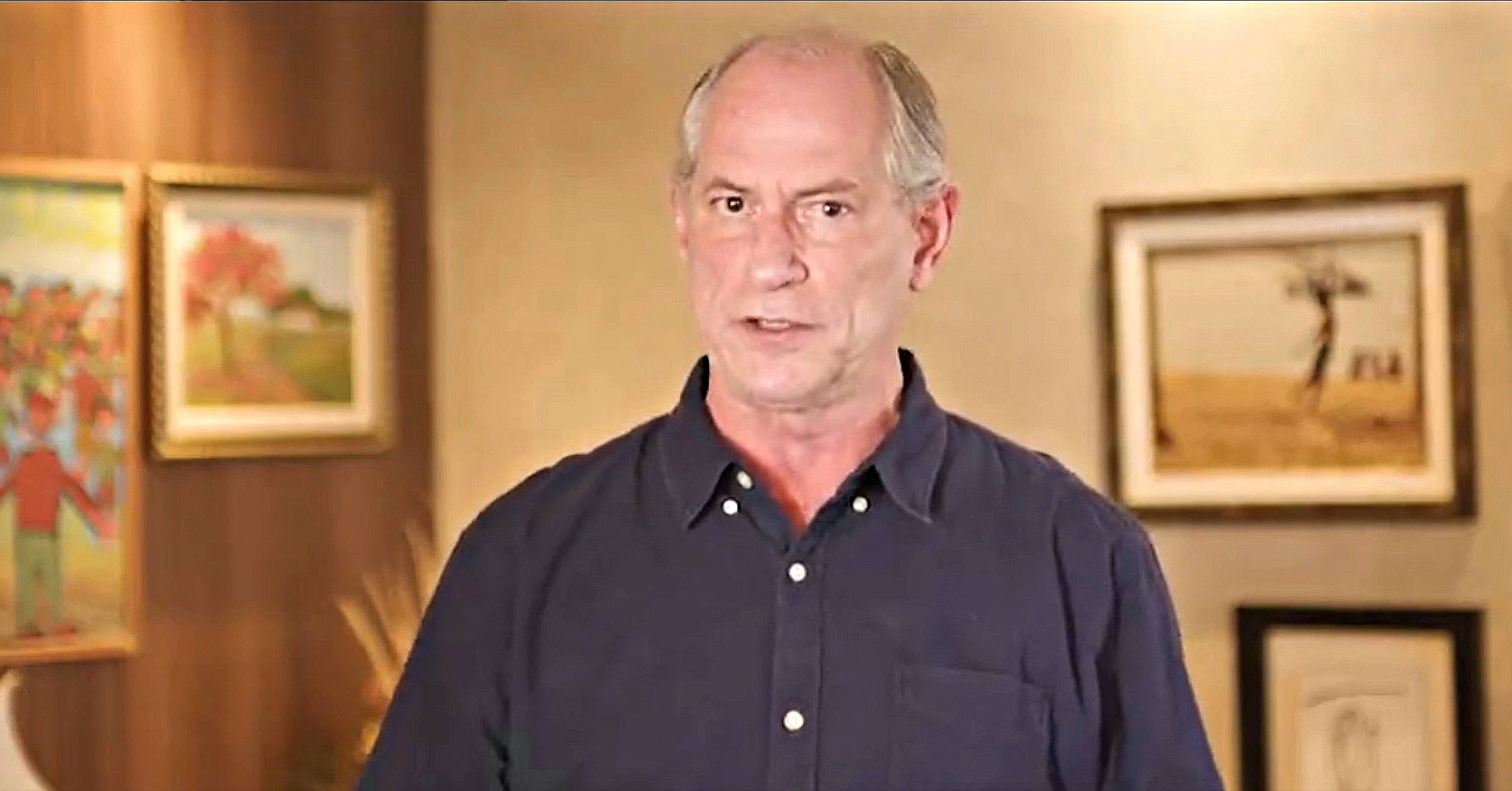 PSDB ignora críticas de Ciro Gomes a FHC durante negociações por retorno ao partido Frame de vídeo postado por Ciro Gomes sobre o posicionamento dele para o segundo turno da eleição presidencial de 2022. (Foto: Ciro Gomes 12 no Twitter)