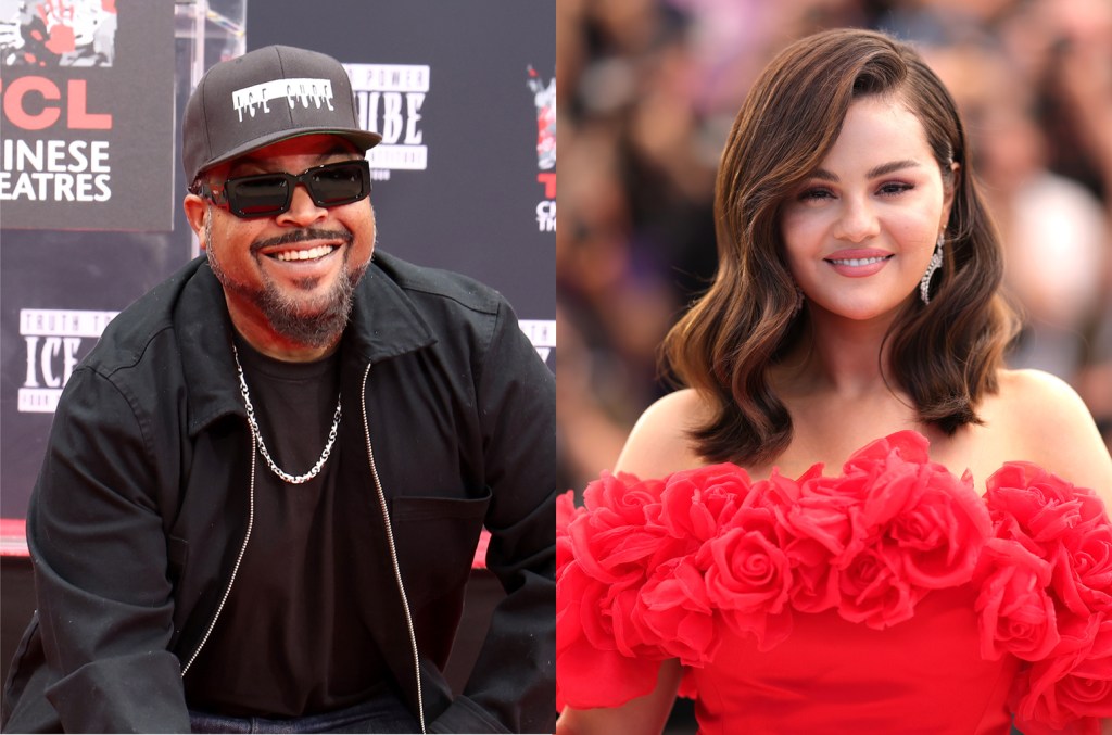 Ice Cube se surpreende ao saber que Selena Gomez era sua fã na infância Ice Cube reagiu ao comentário de Selena Gomez, que disse que ele foi seu crush de infância. (Foto: Reprodução)