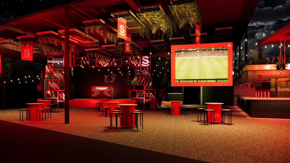Espaço no Bosque Bar, no Jockey, terá evento para torcida acompanhar jogos do Mundial de Clubes (Foto: Divulgação)