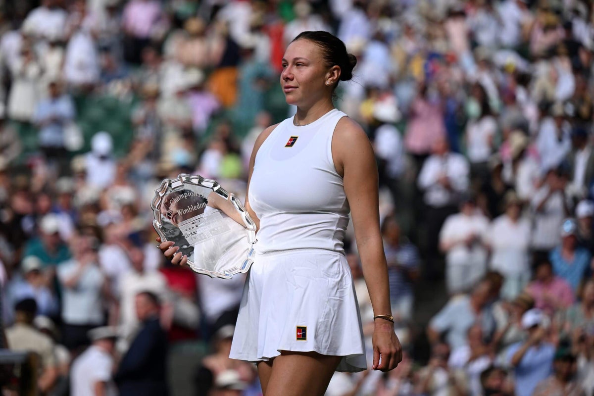Anisimova supera nervosismo e promete retorno forte após final em Wimbledon Foto: Reprodução/The Athletic UK