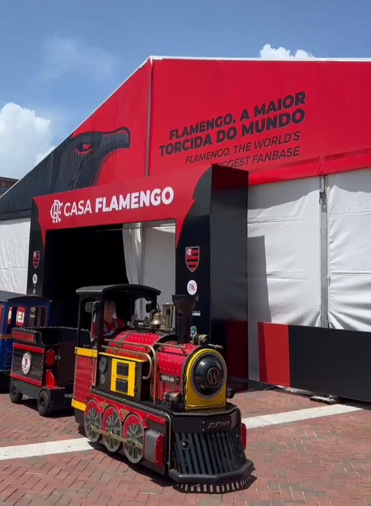 Casa Flamengo, em Orlando (Foto: Reprodução)