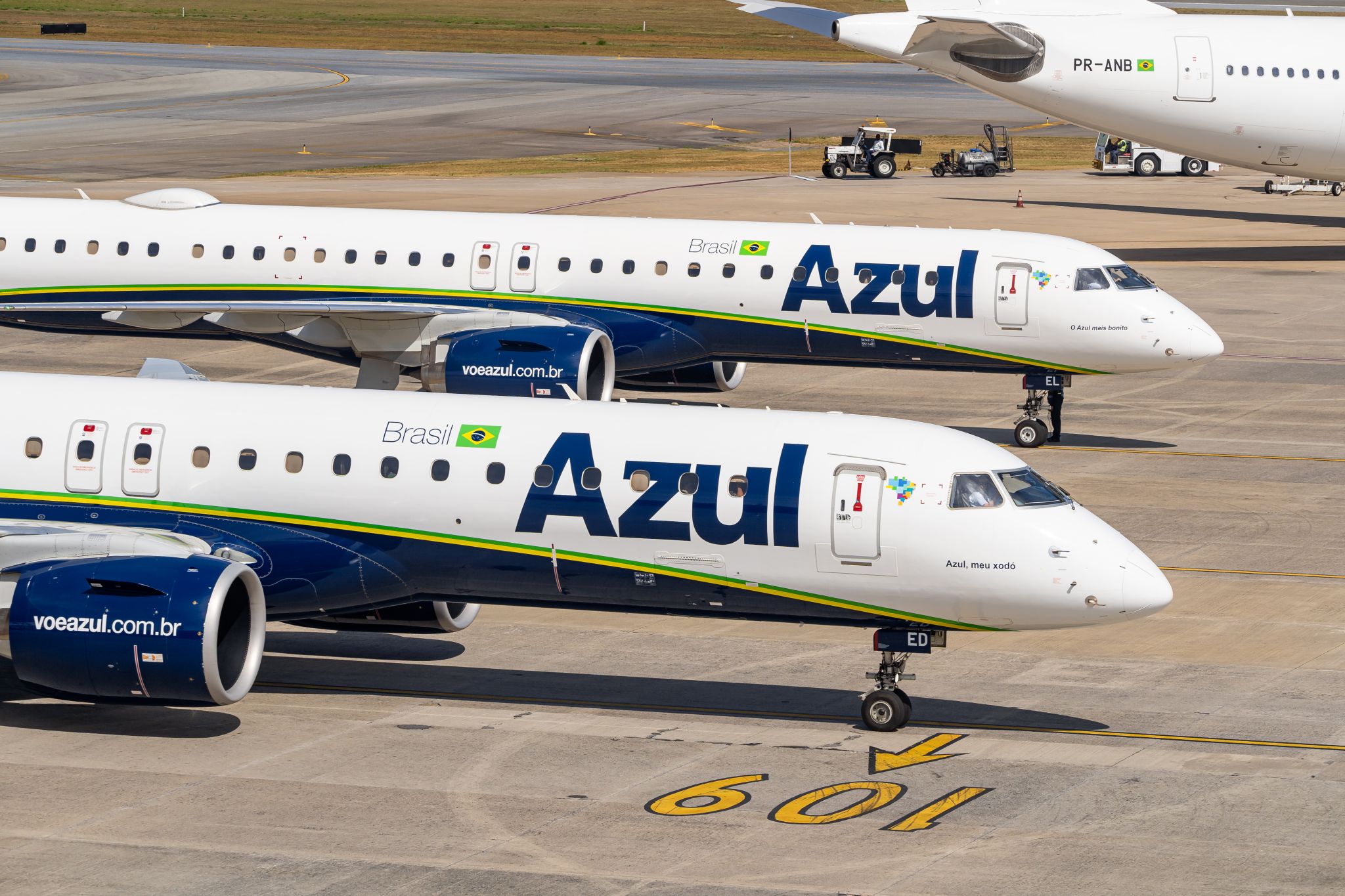 Aeronaves da Azul (Foto: Reprodução da redes sociais)