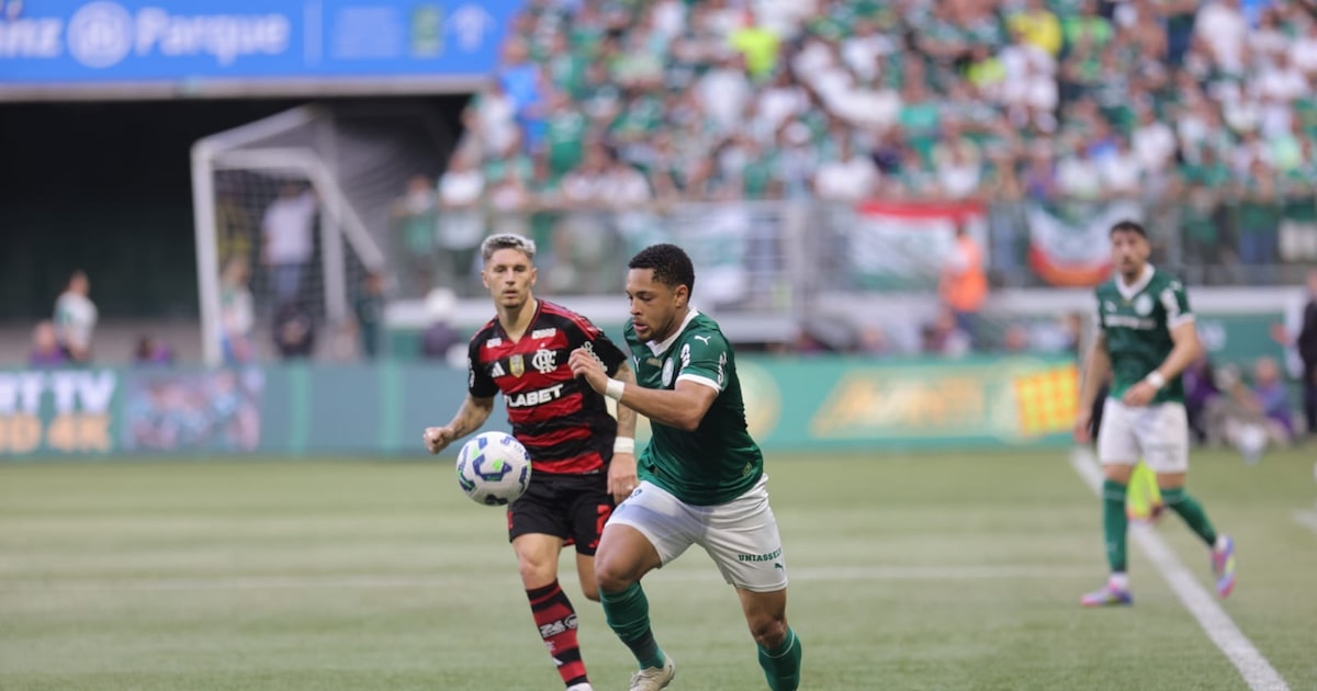 Palmeiras, Botafogo e Flamengo investem R$ 1,3 bi em contratações para 2025 Turbinados financeiramente, Palmeiras e Flamengo são protagonistas no mercado (Foto: Tiago Queiroz/Estadão)