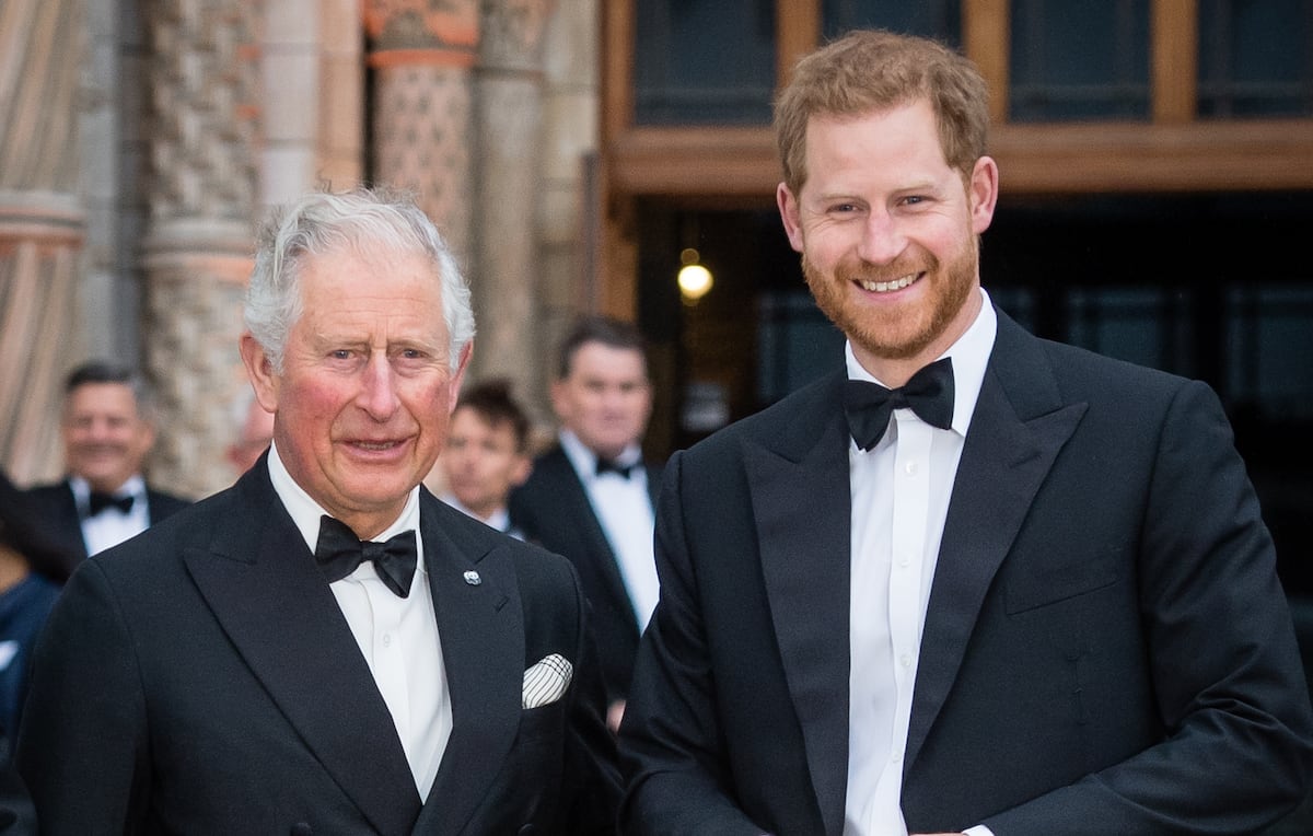 Reunião entre rei Carlos III e príncipe Henrique sinaliza fim da tensão familiar Carlos III e o príncipe Henrique na estreia de 'Nosso planeta' em Londres, no dia 4 de abril de 2019. (Foto: Samir Hussein/WireImage)