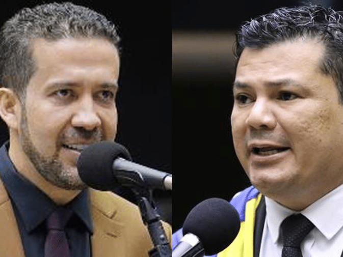 Deputados federais André Janones e Gilvan da Federal, punidos pelo Conselho de Ética (Foto: Arte/UOL)