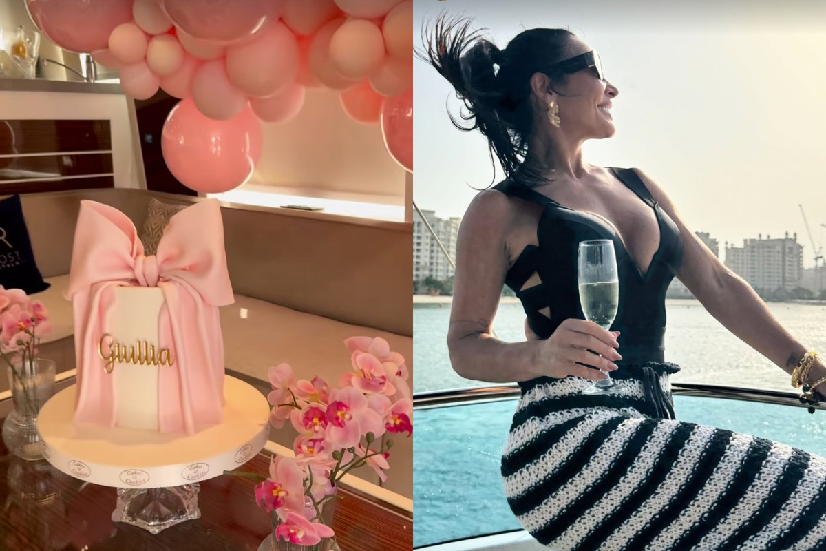 Scheila Carvalho faz uma festa surpresa para a filha dentro de um iate (Foto: Reprodução/Instagram)