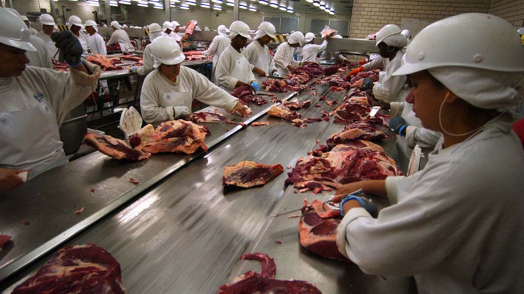 Carne fresca brasileira (Foto: Dario Lopez-Mills/AP/VEJA)