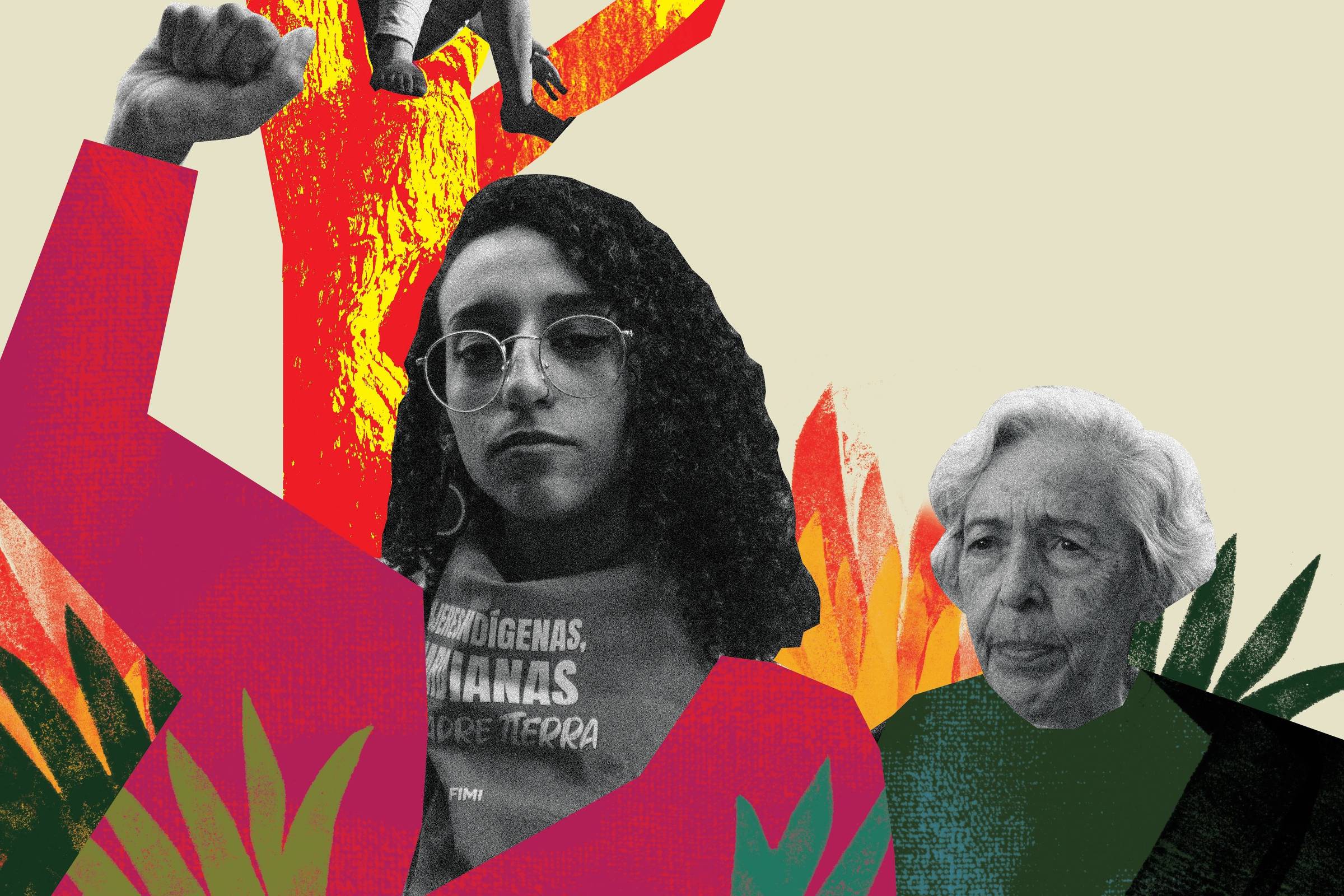 Mudança climática afeta gerações de formas distintas, revela especial sobre o tema Ilustração para o especial Gerações do Clima, produzido pela 69ª turma do Programa de Treinamento em Jornalismo Diário da Folha (Foto: Ana Matsusaki)