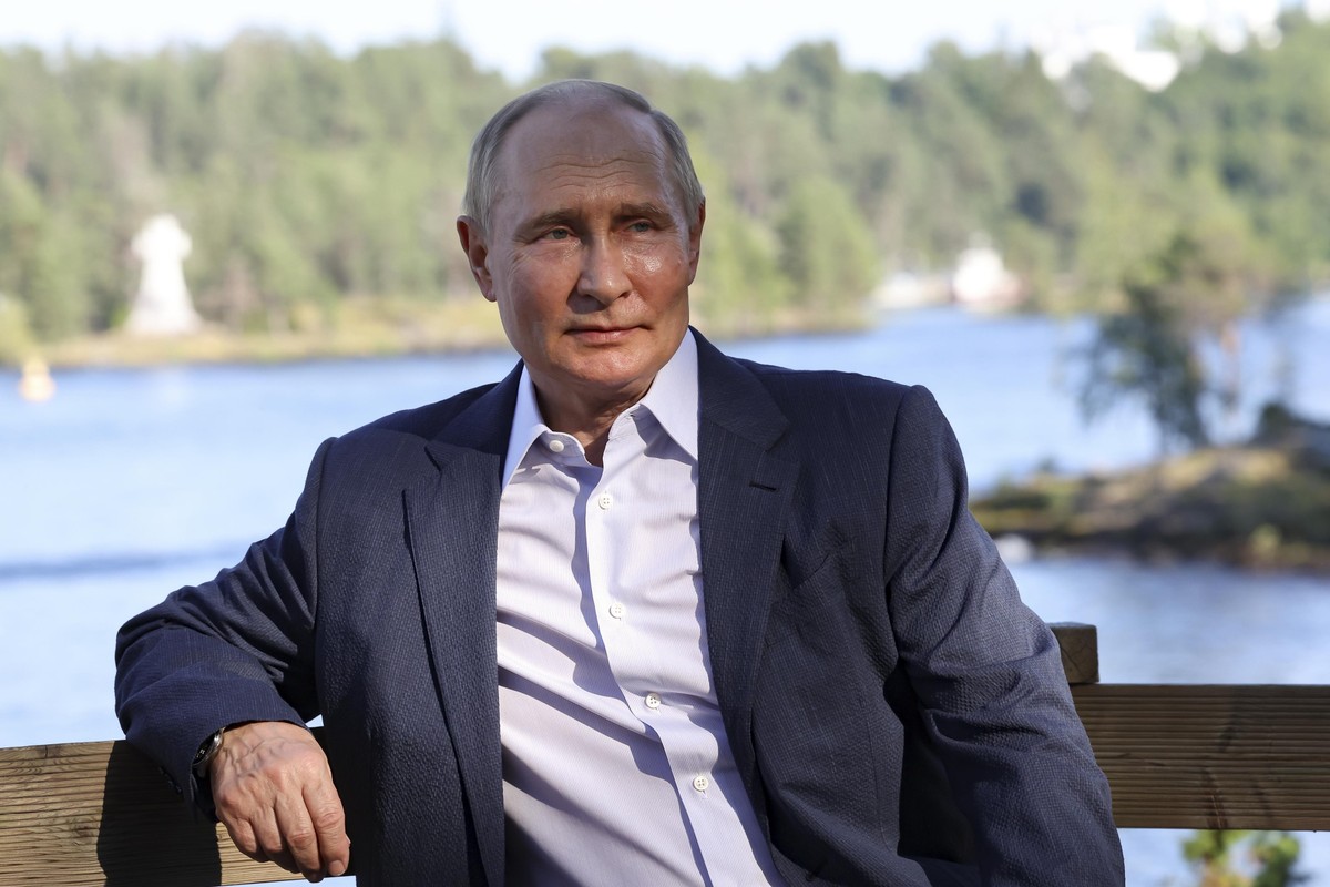 Vladimir Putin, presidente da Rússia (Foto: Alexander Kazakov/AP)