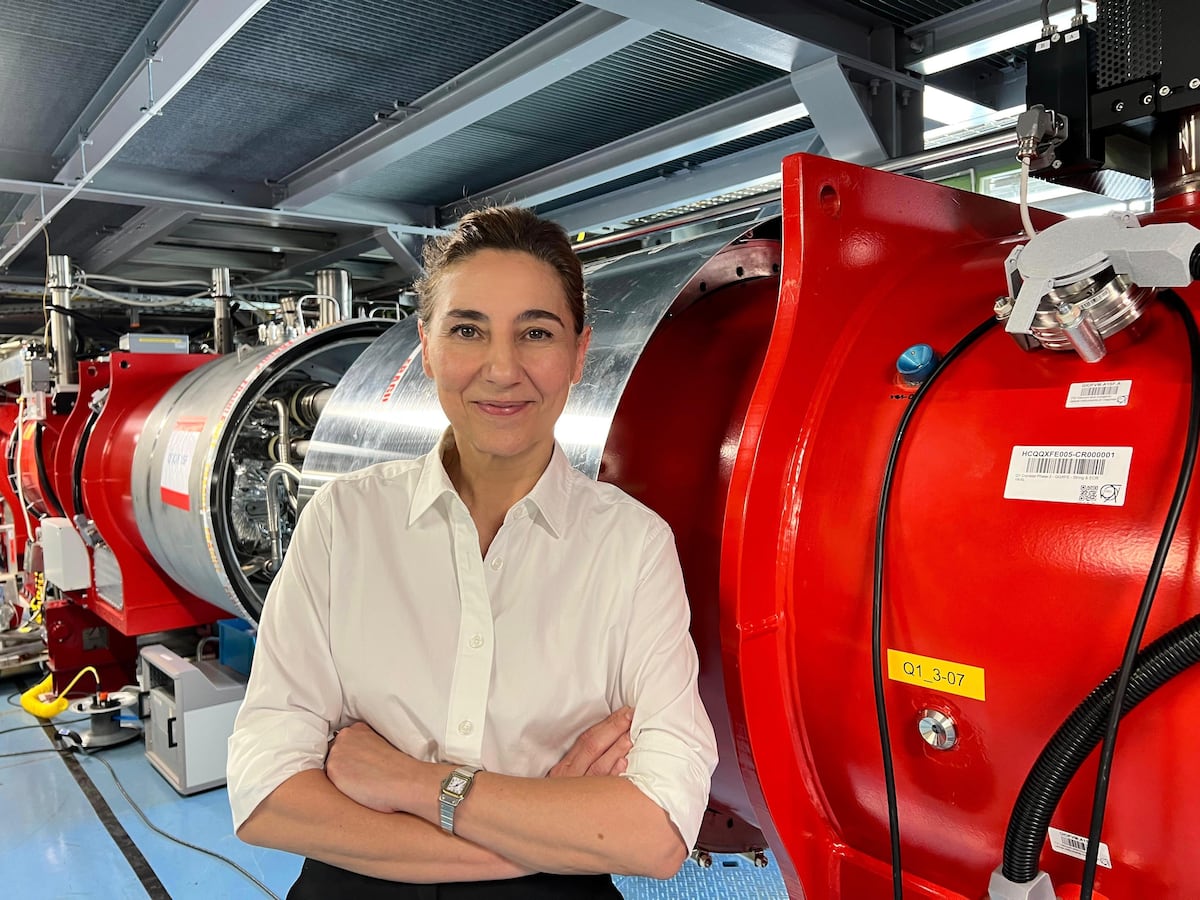 A física gallega Mar Capeáns, nova diretora de operações do laboratório europeu de física de partículas CERN, em Genebra. (Foto: CERN)