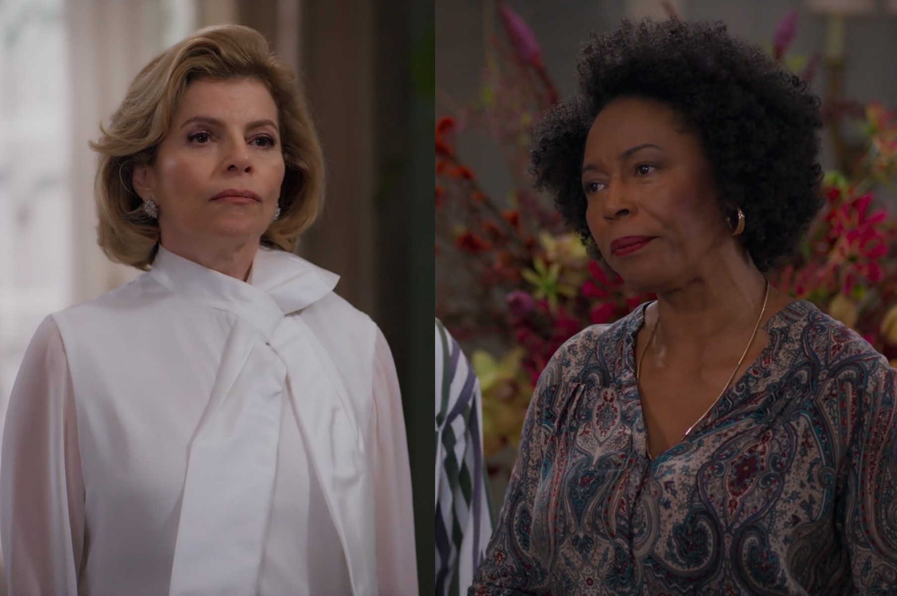 Eunice confronta Odete e a acusa de racismo em 'Vale' Foto: Reprodução