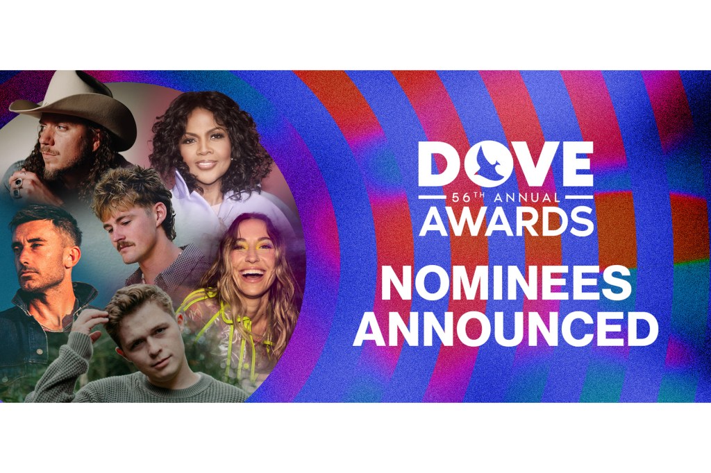 Brandon Lake, CeCe Winans, Forrest Frank e Lauren Daigle estão entre os principais indicados no próximo GMA Dove Awards de 2025. (Foto: Reprodução)