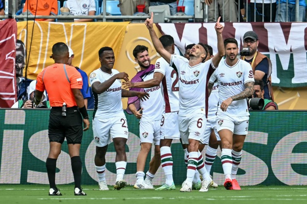 Fluminense derrota Inter de Milão na Copa do Mundo (Foto: Paul ELLIS / AFP)