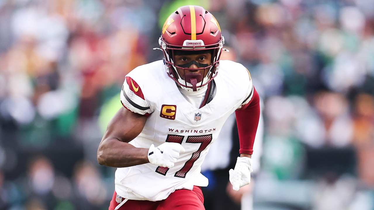 Terry McLaurin expressa frustração com negociações de contrato e futuro incerto Foto: Reprodução/@NFL