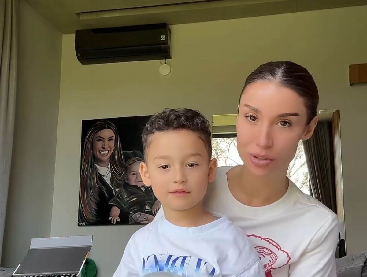 Bianca Andrade faz trend com o filho, Cris (Foto: Reprodução/Instagram)