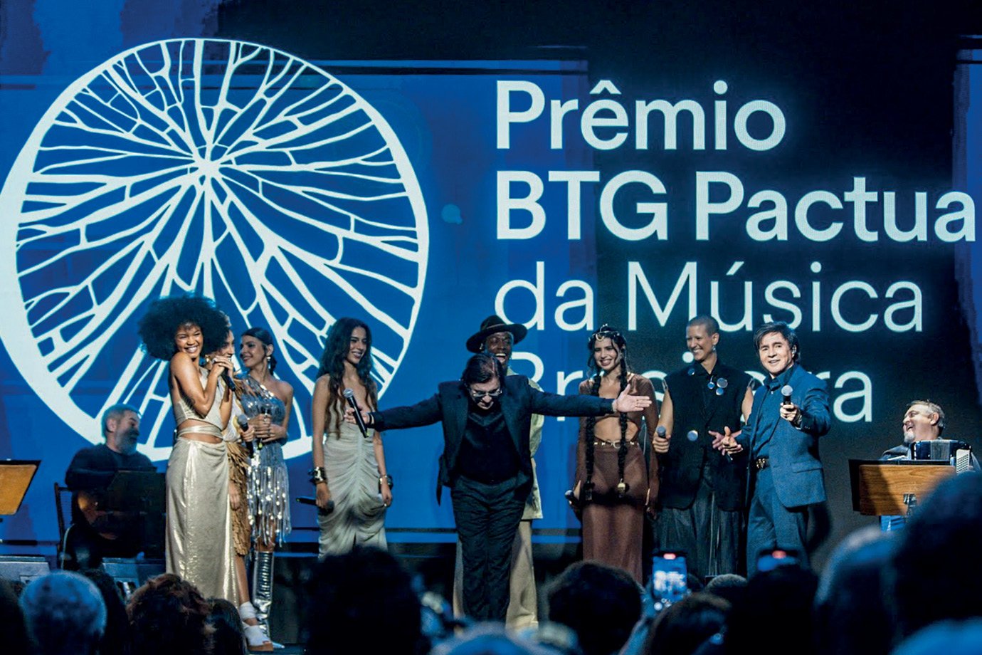 Prêmio BTG da Música Brasileira amplia apoio a artistas com novas iniciativas Cerimônia do Prêmio BTG Pactual: fortalecimento da cadeia produtiva (Foto: BTG/Divulgação)