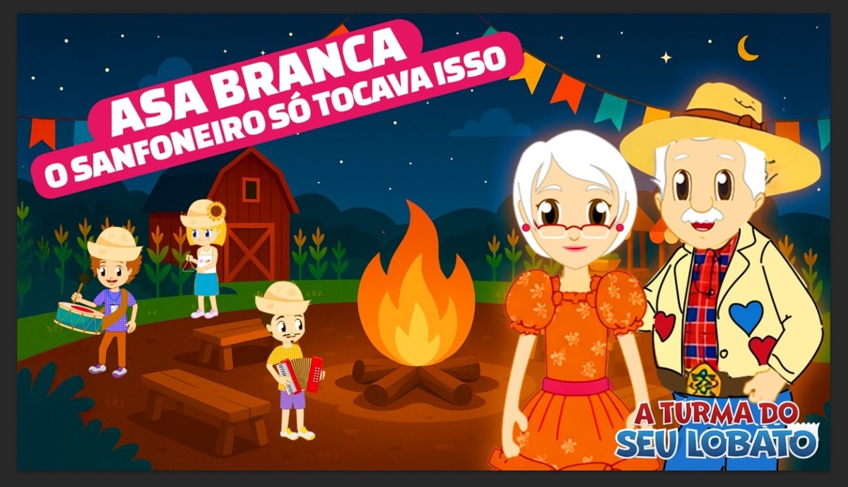 'Turma do Seu Lobato' ultrapassa 300 milhões de visualizações e lança novo clipe A Turma do Seu Lobato — Foto: Divulgação
