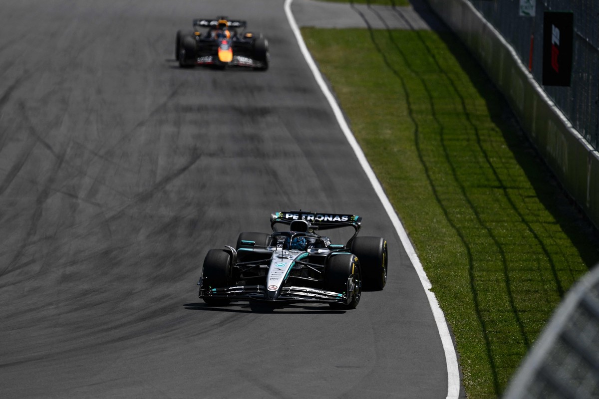 George Russell vence o GP do Canadá (Foto: Minas Panagiotakis/Getty Images/AFP)