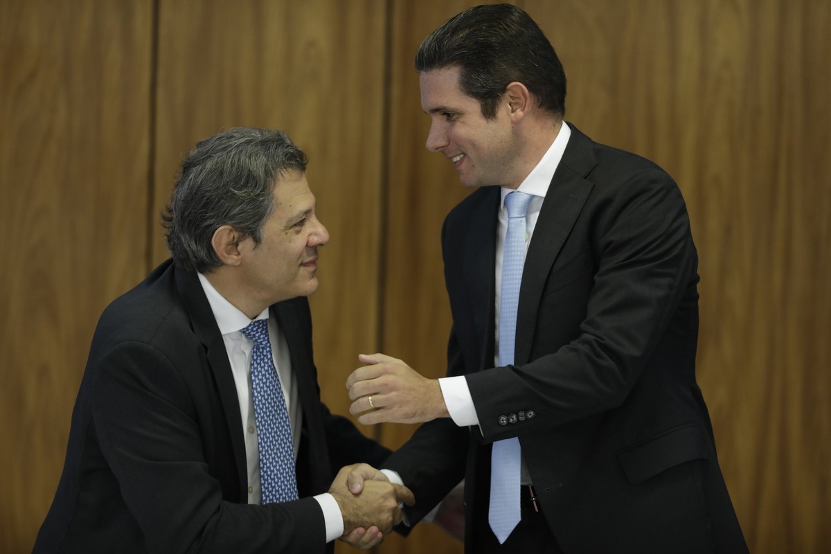 Boato abala a relação entre Motta e Haddad e gera intrigas políticas Enquanto o entorno de Haddad cobra que o Congresso apresente alternativas, Hugo Motta diz que não foi eleito para governar o país (Foto: Cristiano Mariz/Agência O Globo)