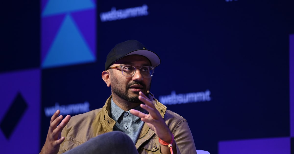 Dileep Thazhmon, co-fundador & CEO da Jeeves: elogios ao potencial do mercado brasileiro (Foto: Harry Murphy/Web Summit via Sportsfile)