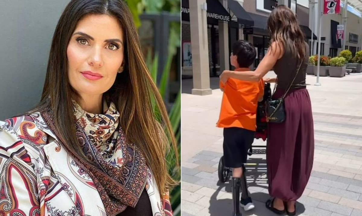 Isabella Fiorentino e seu filho Lorenzo (Foto: Reprodução/Redes Sociais)