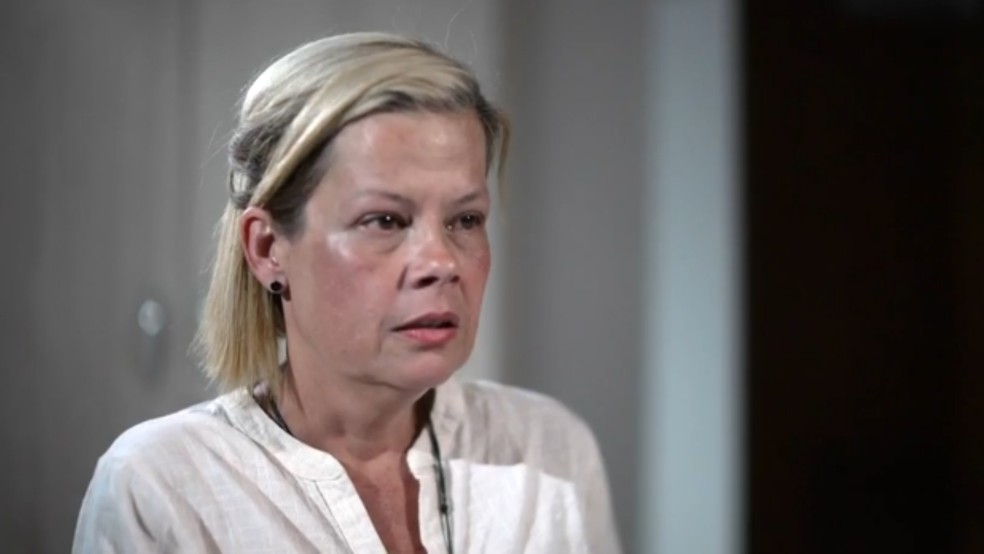 Dados de mulher são usados em desvio de milhões e ela se sente 'virei laranja' Vanessa Ritacco descobriu que uma conta em seu nome havia recebido cinco depósitos de R$ 5 milhões cada (Foto: TV Globo/Reprodução)