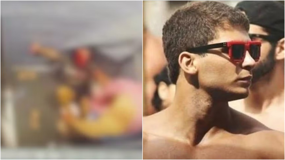 Ex-jogador de basquete agride namorada após jogar celular dela na piscina