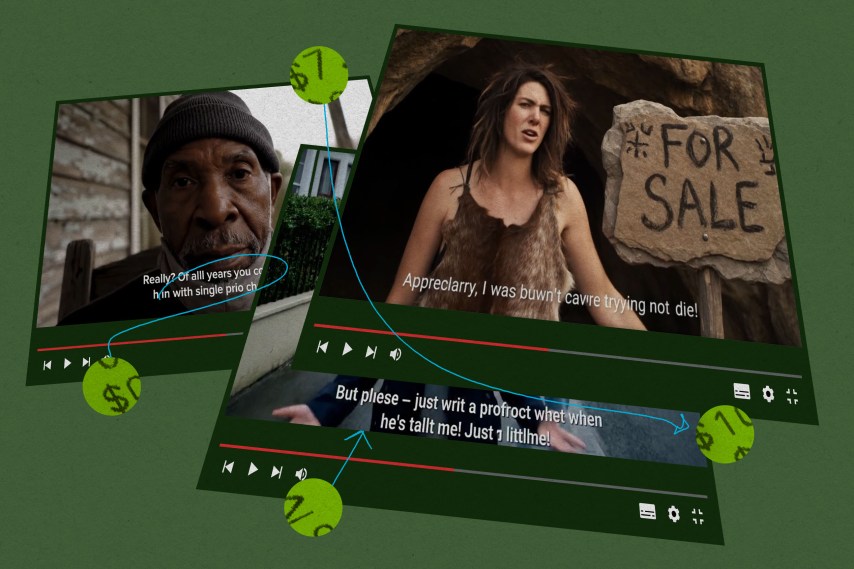 Google enfrenta problemas com legendas no modelo de vídeo generativo Veo 3 Appreclarry, I was buwn't cav're tryying not die! (Foto: u/wubbzyPC, @HashemGhaili)