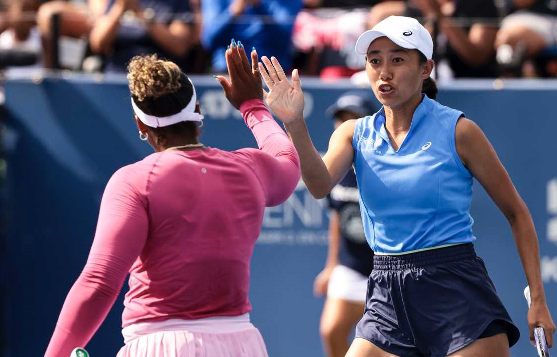 Tauson e Zheng superam Venus e Baptiste e garantem vaga nas semifinais das duplas Foto: Reprodução