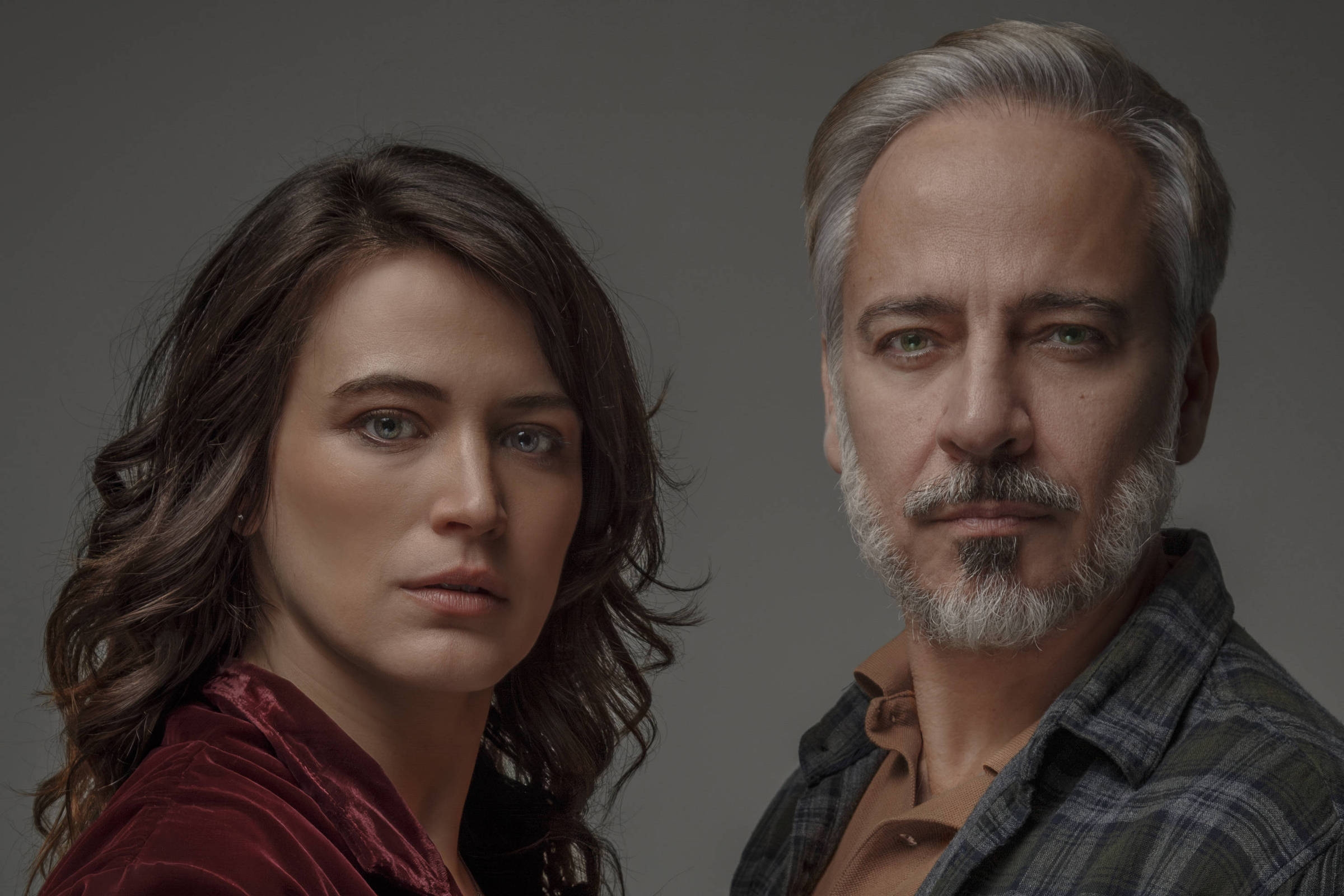 Peça teatral aborda saúde mental e os perigos da toxicidade online em SP Espetáculo 'Job', em montagem brasileira com Bianca Bin e Edson Fieschi (Foto: Divulgação)