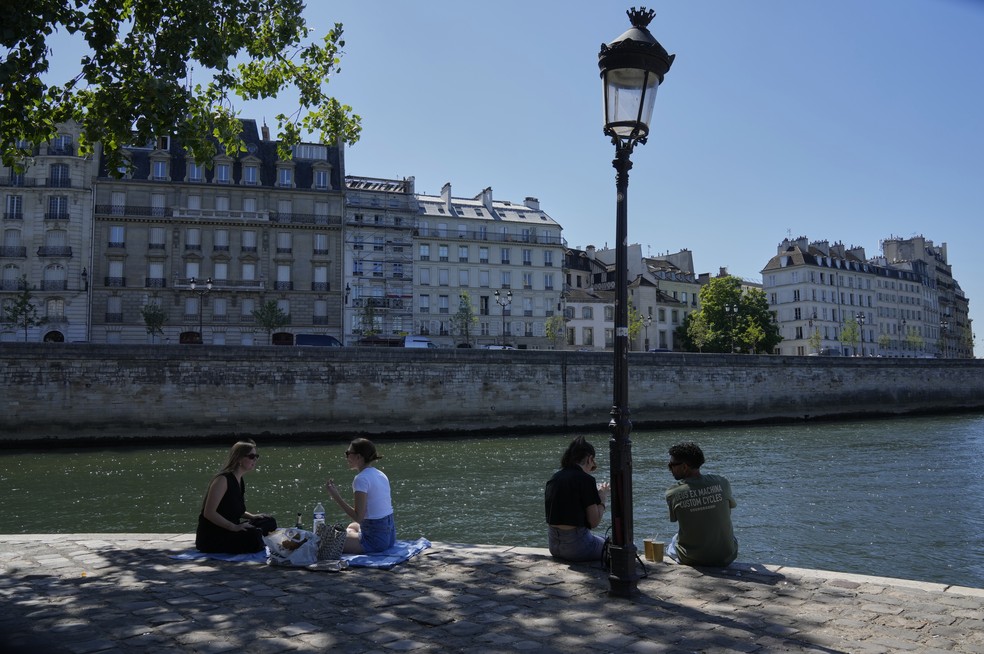 Onda de calor toma conta da Europa (Foto: AP)